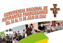 ¡TU TAMBIÉN PUEDES SER FRANCISCANO! – II CONVIVENCIA NACIONAL DE ASPIRANTES FRANCISCANOS DEL 03 AL 11 DE JULIO DE 2022