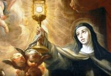 Misa solemne por Fiesta de Santa Clara de Asís en Monasterio de Barrios Altos