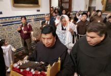 Tránsito de San Francisco de Asís en el Convento de San Francisco de Lima