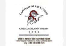 «Capítulo de las Esteras 2025» realiza Provincia Franciscana de los XII Apóstoles del Perú