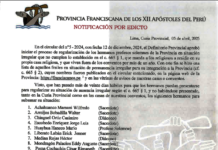 Notificación por edicto