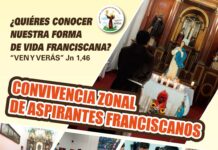Convocatoria a la «Convivencia zonal de aspirantes franciscanos 2025»