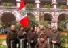 Ceremonia por el 204° aniversario de la Independencia del Perú en el Convento de San Francisco de Lima