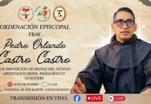 Ordenación episcopal de Fr. Pedro Castro Castro OFM como Obispo Coadjutor del Vicariato Apostólico de San Ramón